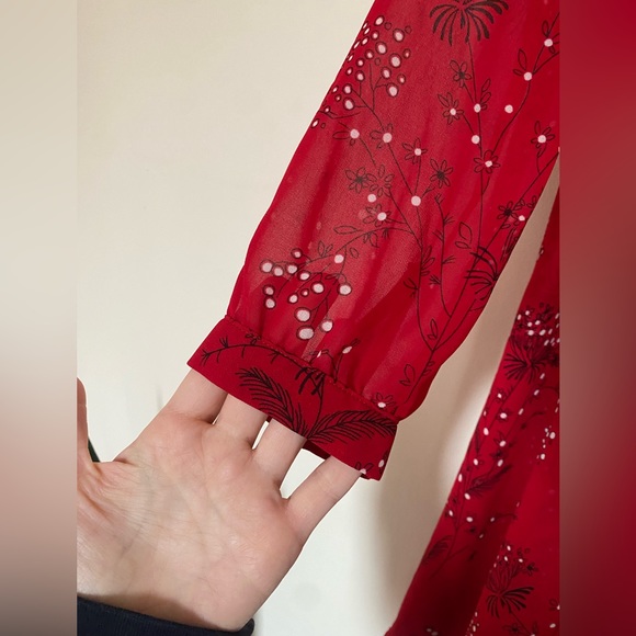 Madewell Hazelwood Wrap-Front Mini Dress in Windswept Floral - Picture 2 of 6